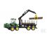 Tracteur forestier John Deere 1210E avec remorque et pince de chargement Bruder 02133