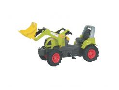 Tracteur à pédales Claas Arion 640 avec chargeur et pneus souples Rolly Toys R71024