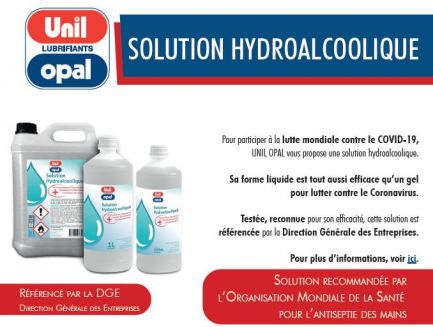 Solution hydroalcoolique bidon de 500 ml