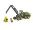 Abatteuse JOHN DEERE 1270G avec tronc BRUDER 02135