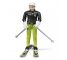 Figurine skieur avec accessoires BRUDER 60040