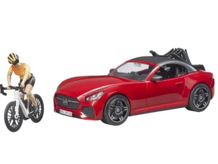 Roadster avec Vélo et Cycliste