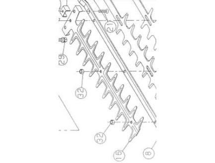 Lame de protection YAMATSU TE1A131000