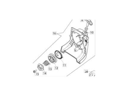 Poulie de lanceur EMAK 61370022AR