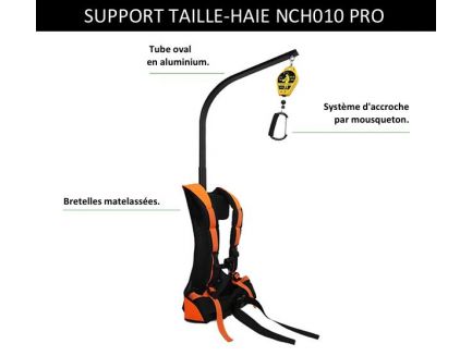 Harnais trompe d'éléphant PRO pour taille haies 1805006