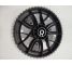 Roue arrière noire sans autocollant Oléo-Mac 0340030070