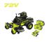 Autoportée Zéro turn à batteries RYOBI RY72ZTRX107-210