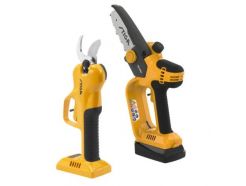 Sécateur et mini tronçonneuse élagueuse STIGA SP100e KIT